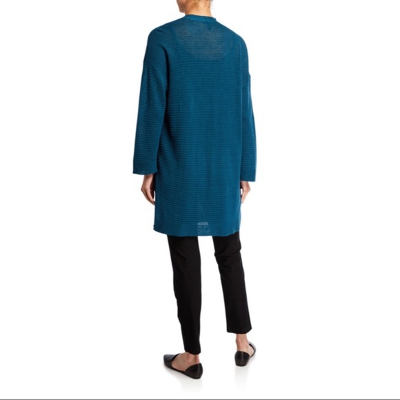 Eileen Fisher Organic LinenCotton kimono cardigan - Picture 2 of 4